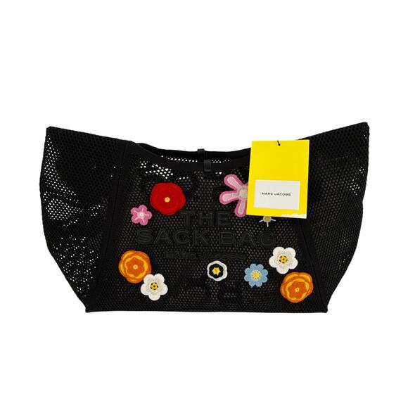 MARC JACOBS The Daisy Crochet Sack Bag in Black - Picture 7 of 12